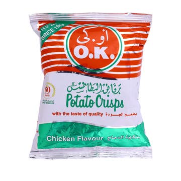 O.K. Potato Crisps Chicken Flavor 30g 