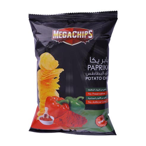Mega Chips Paprika Potato Chips 40g 