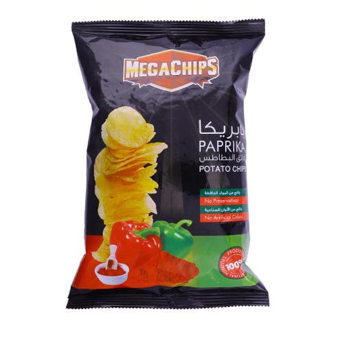 Mega Chips Paprika Potato Chips 90g 