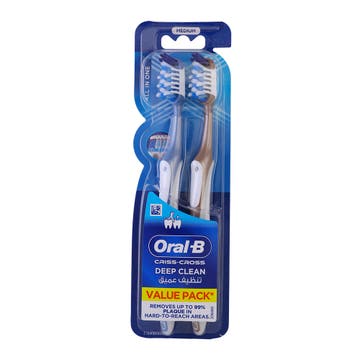 Oral-B Criss Cross Deep Clean Toothbrush 2s