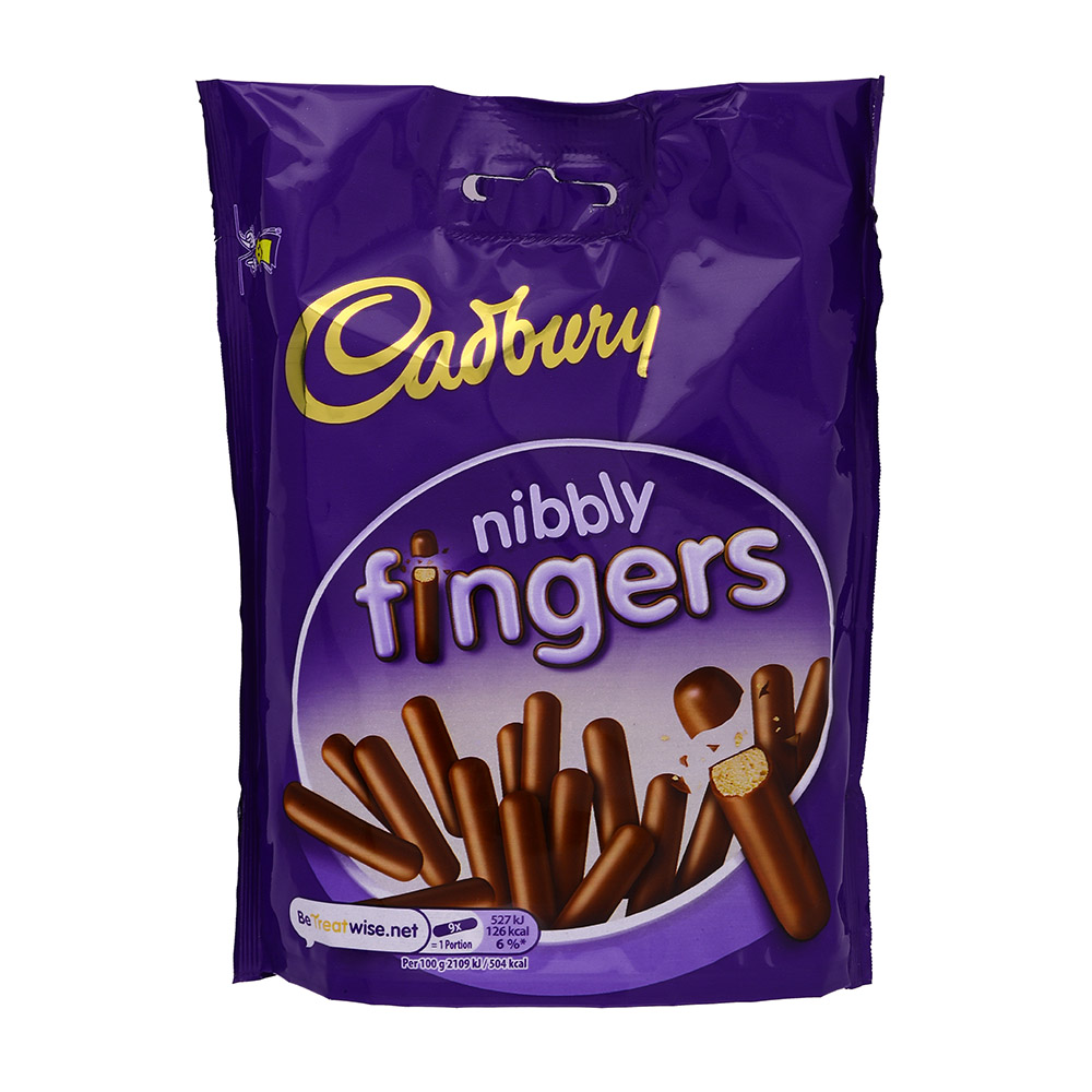 Cadbury Nibbly Fingers Pouch 125g