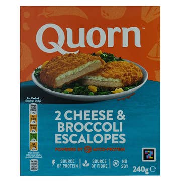 Quorn 2 Cheese & Broccoli Escalopes 240g