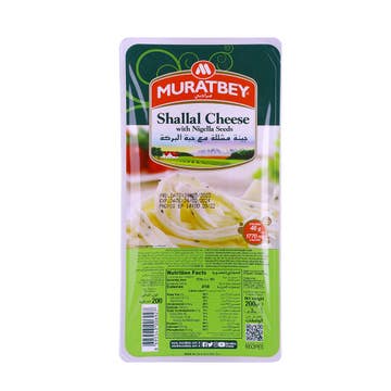 Muratbey Shallal Cheese with Nigella Seeds 200g 