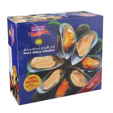 Victoriya Half Shell Mussels 1Kg 