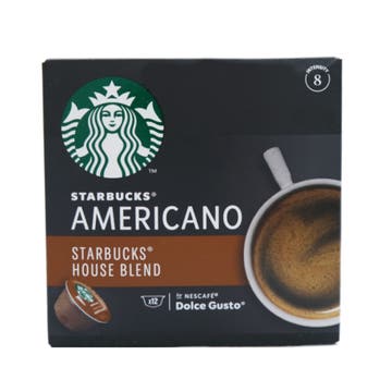 Starbucks Americano House Blend Coffee Pods 102g [12 Pack] 