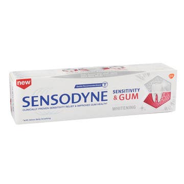 Sensodyne Sensitivity & Gum Whitening Toothpaste 75ml 