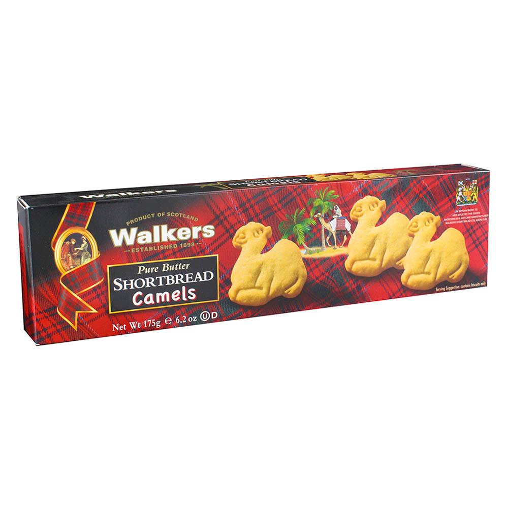 Walkers Pure Butter Camels Shortbread 175g