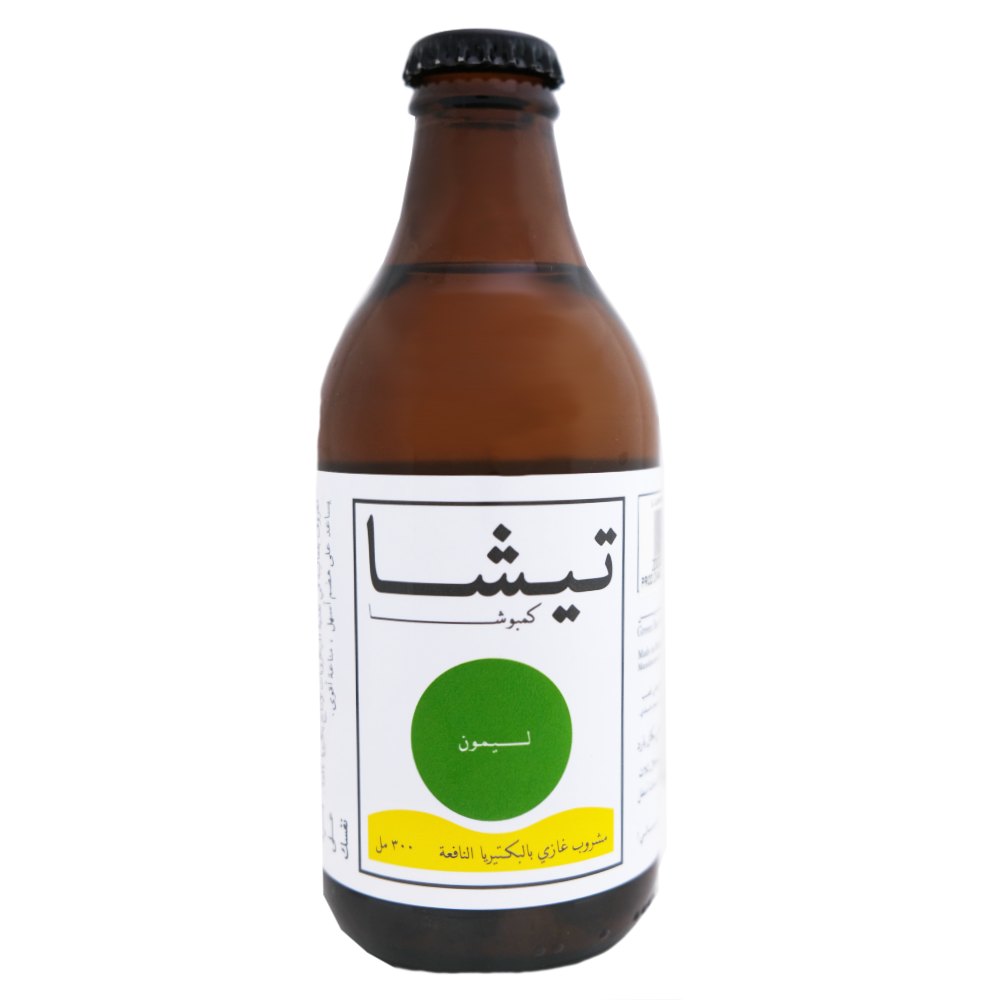 Techa Kombucha Lime 300ml back image