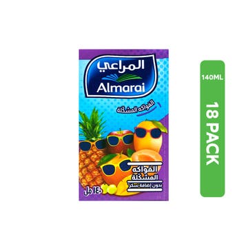 Almarai UHT Mixed Fruit Nectar Juice 18x140ml