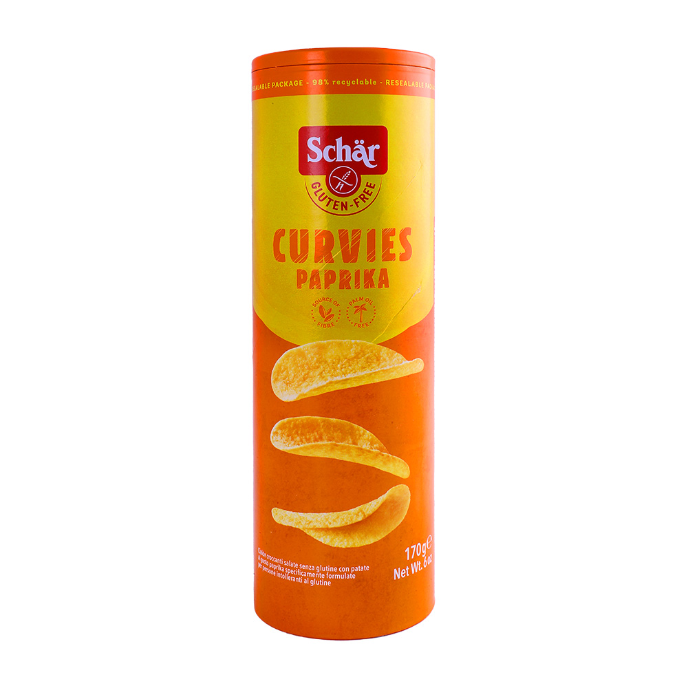 Schar Gluten-Free Paprika Curvies 170g
