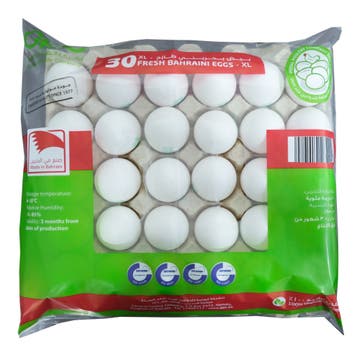 GPC Fresh Bahrain XL Eggs [30 Pack] 