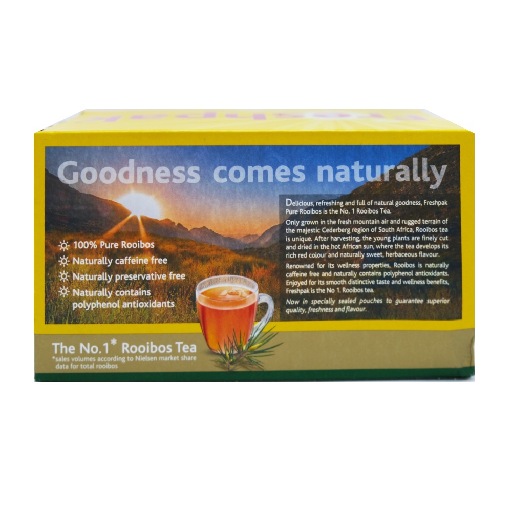 Freshpak Pure Rooibos Tea Bags [40 Bags] back image