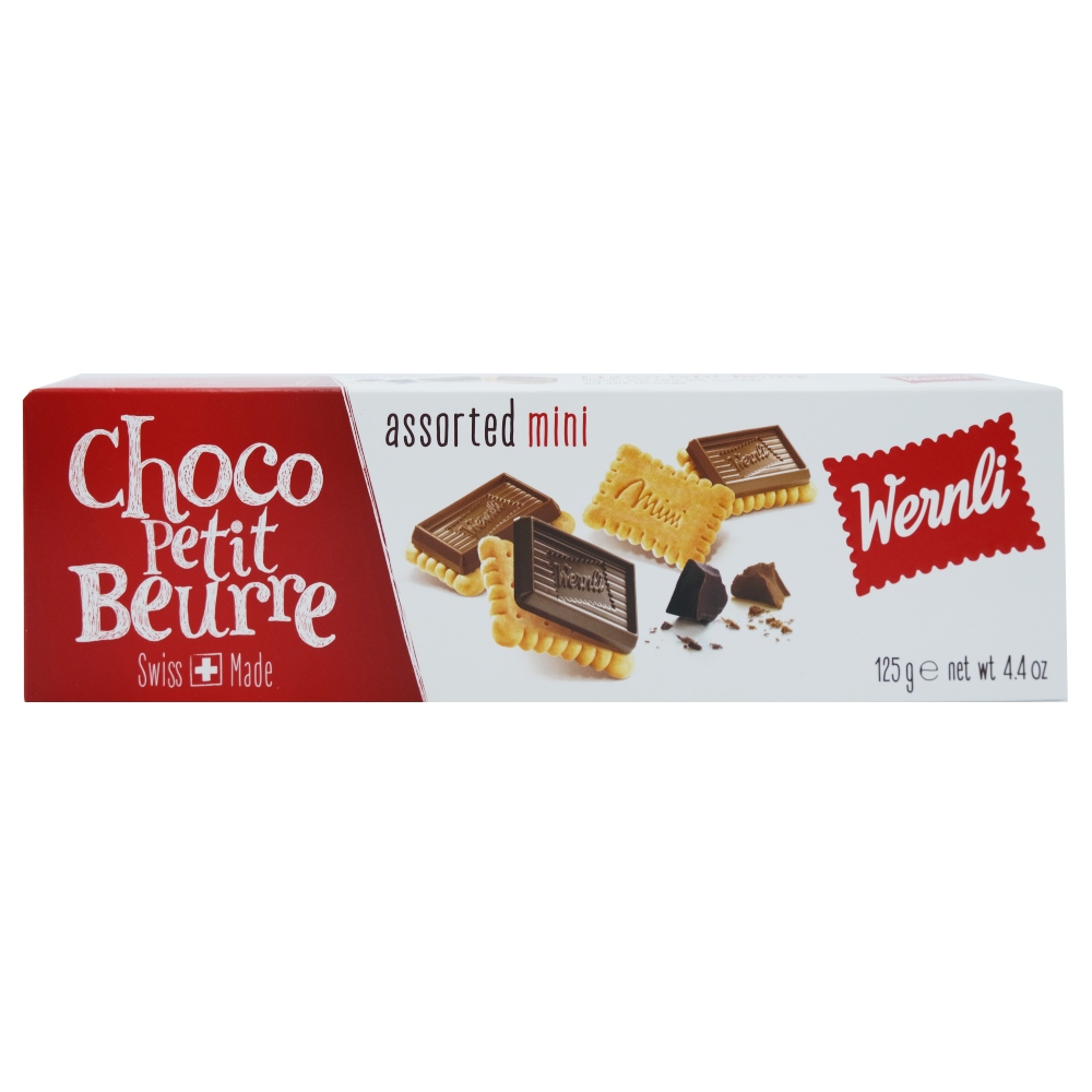 Wernli Choco Petit Beurre Assorted Mini Biscuits 125g