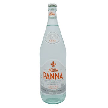 Acqua Panna Natural Mineral Water Glass Bottle 1L 