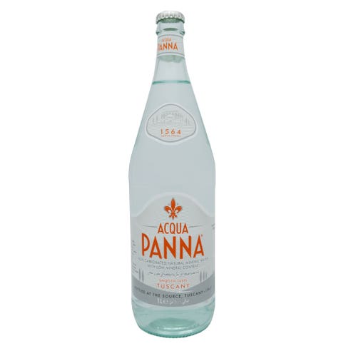 Acqua Panna Natural Mineral Water Glass Bottle 1L 