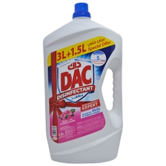 DAC Rose Disinfectant 3L + 1.5L Free [Special Offer] 
