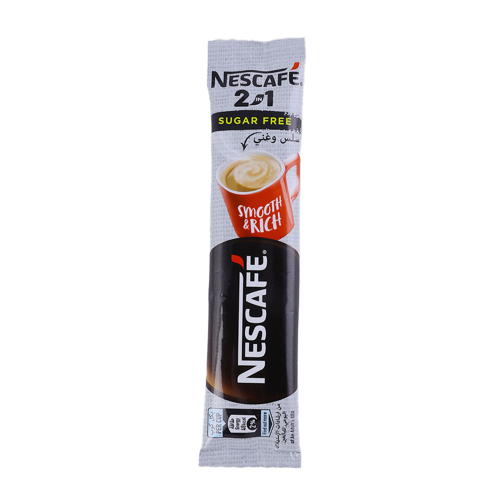 Nescafe 2 In1 Sugar Free Instant Coffee 11.7g 