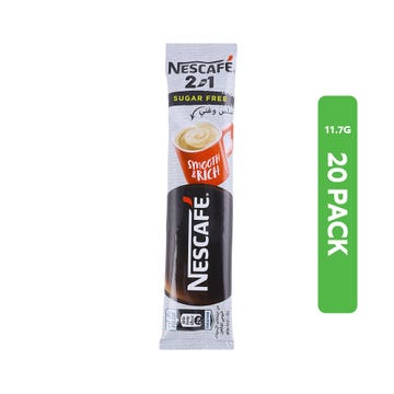 Nescafe 2in1 Sugar Free Instant Coffee 20x11.7g