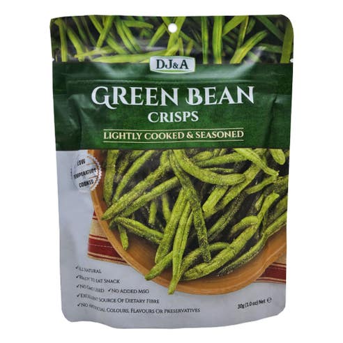 DJ&A Green Bean Crisps 30g 
