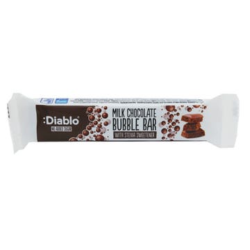 Diablo No Added Sugar Milk Chocolate Bubble Bar 30g 
