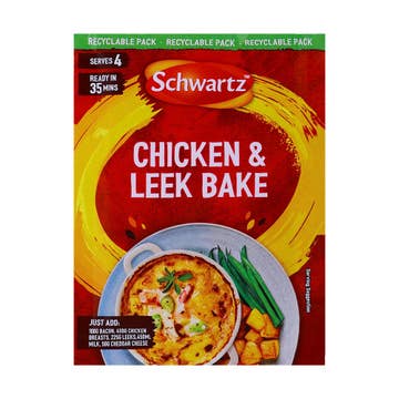 Schwartz Chicken & Leek Bake Sachet 35g 