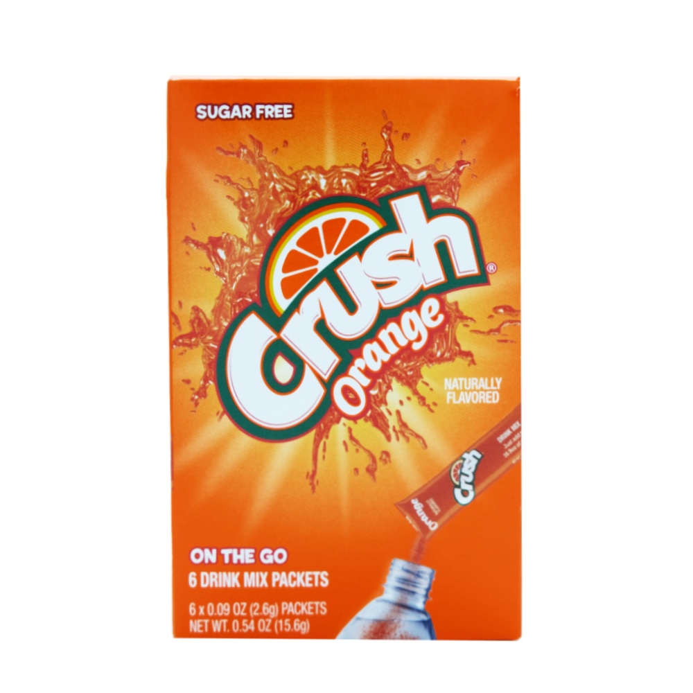 Crush Mix Singles To Go Orange Drink 15.6g