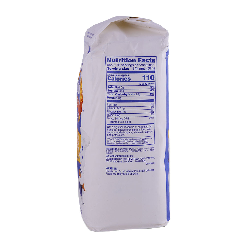 Pillsbury Unbleached Flour 2.26kg back image