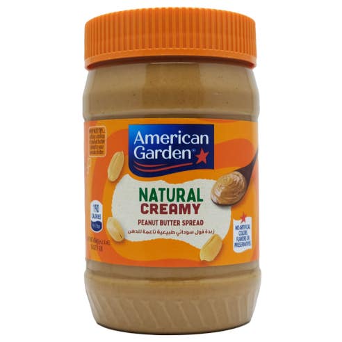 American Garden Natural Creamy Peanut Butter 16oz 
