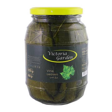 Victoria Garden Vine Leaves Glass Jar 1.07Kg 