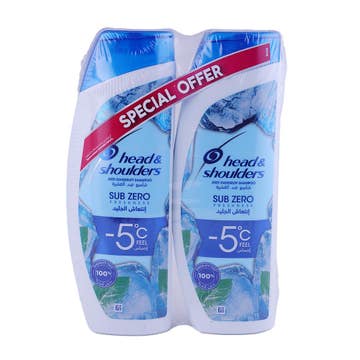 Head & Shoulders Sub Zero Shampoo 2x400ml [Special Offer] 