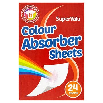 SuperValu Colour Absorber Sheets 24 Pack 