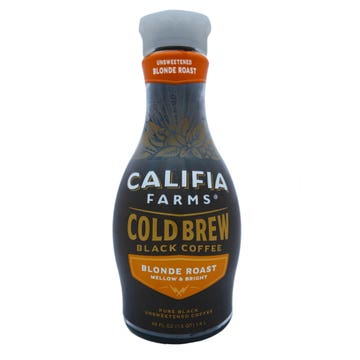 Califia Farms Cold Brew Black Coffee Blonde Roast 1.4L 