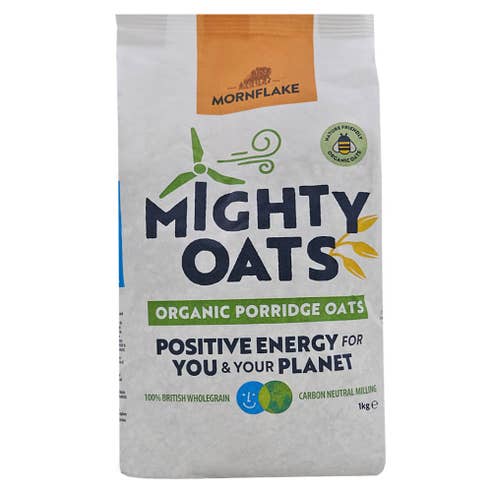 Mornflake Organic Porridge Oats 1kg 