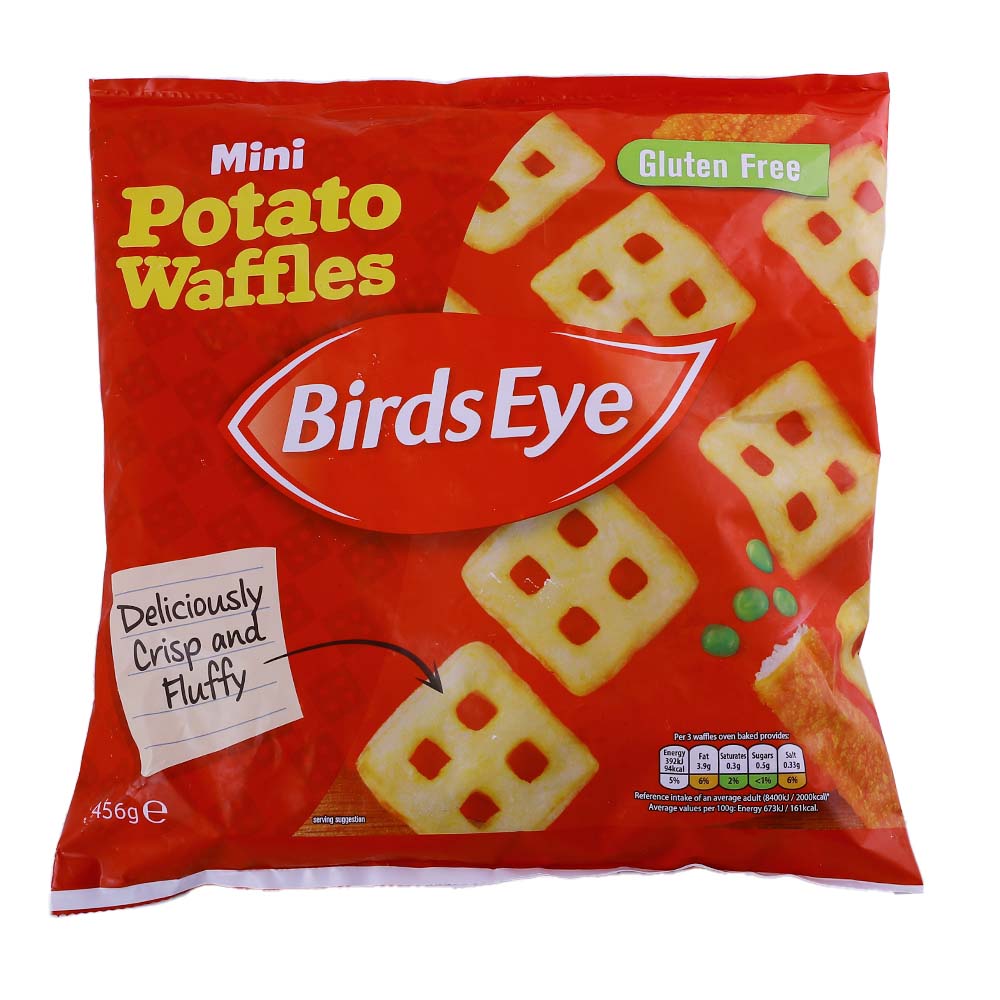 Birds Eye Mini Potato Waffles 456g
