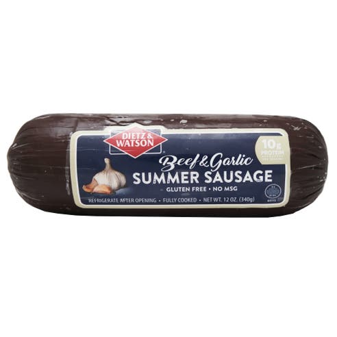 Dietz & Watson Beef & Garlic Summer Sausage 340g [Non Halal] 