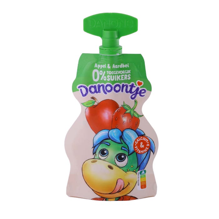 Danone Quark In Squeeze Nas Strawberry Apple 70g