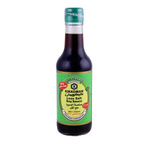 Kikkoman Less Salt Soy Sauce 250ml 