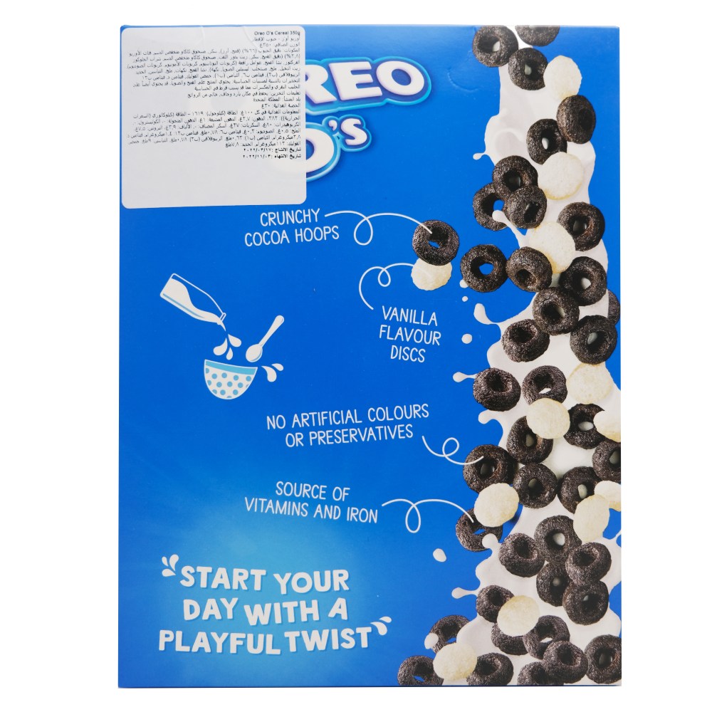 Weetabix Oero O's Cereal 350g back image