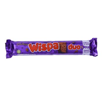 Cadbury Wispa Duo Chocolate Bar 47g 