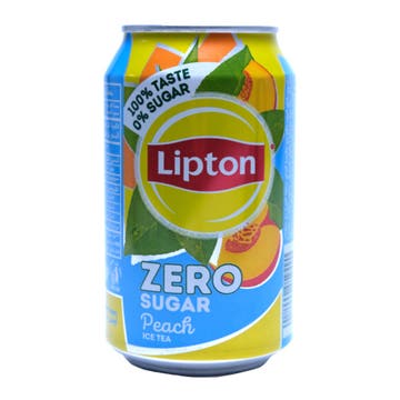Lipton Zero Sugar Peach Ice Tea Can 320ml 