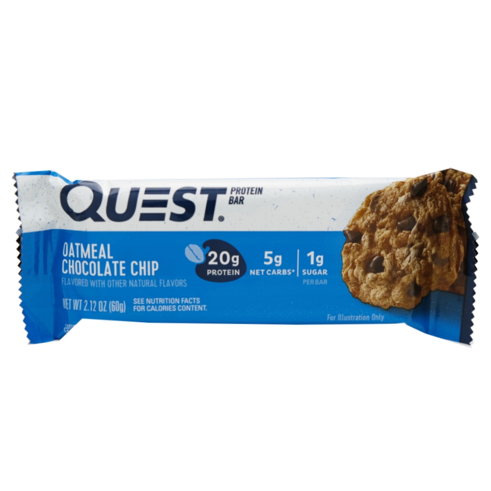 Quest Oatmeal Chocolate Chip Bar 2oz