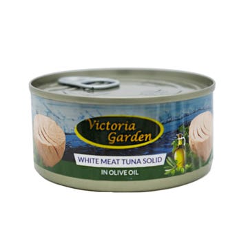 Victoria Gardens White Meat Tuna Solid Olive Oil 160g 