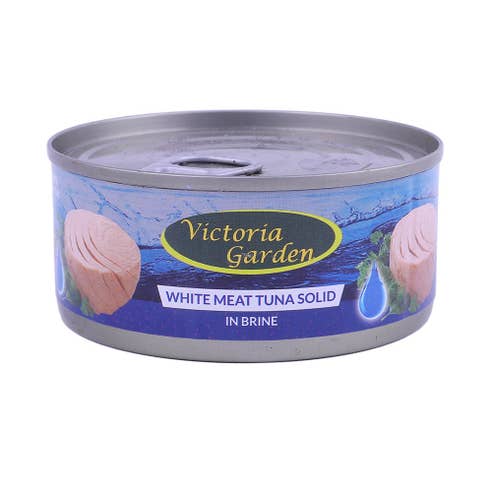 Victoria Garden White Meat Tuna Solid In Brine 160g 