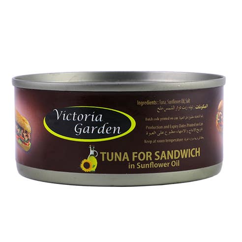 Victoria Garden Tuna Sandwich Sunflower Oil 160g 