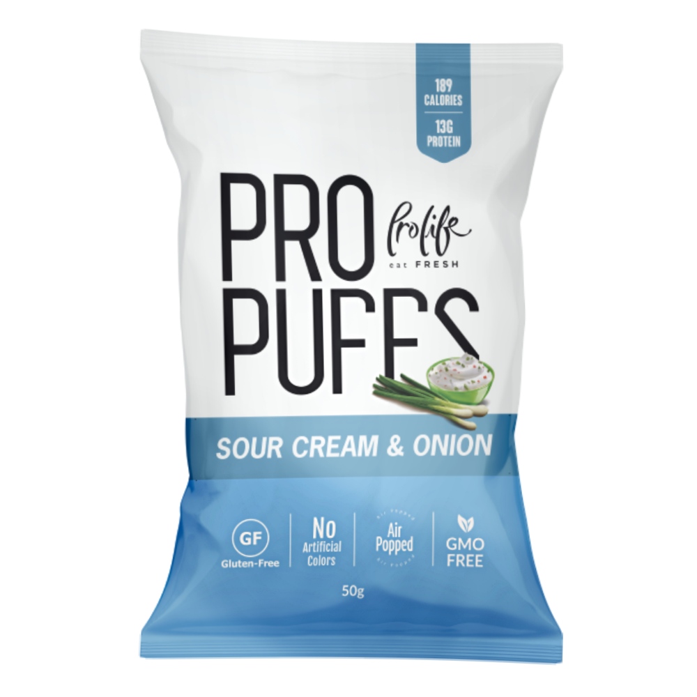 Prolife Pro Cream & Onion Flavor Puffs Sour 50g