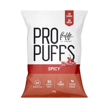 Prolife Spicy Flavor Pro Puffs 50g 