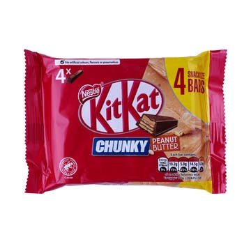 Nestle Kit Kat Chunky Peanut Butter Bar 136g 