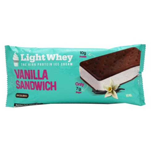 Light Whey Vanilla Sandwich Ice Cream 90ml 