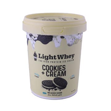 Light Whey Cookies & Cream Ice Cream 450ml 