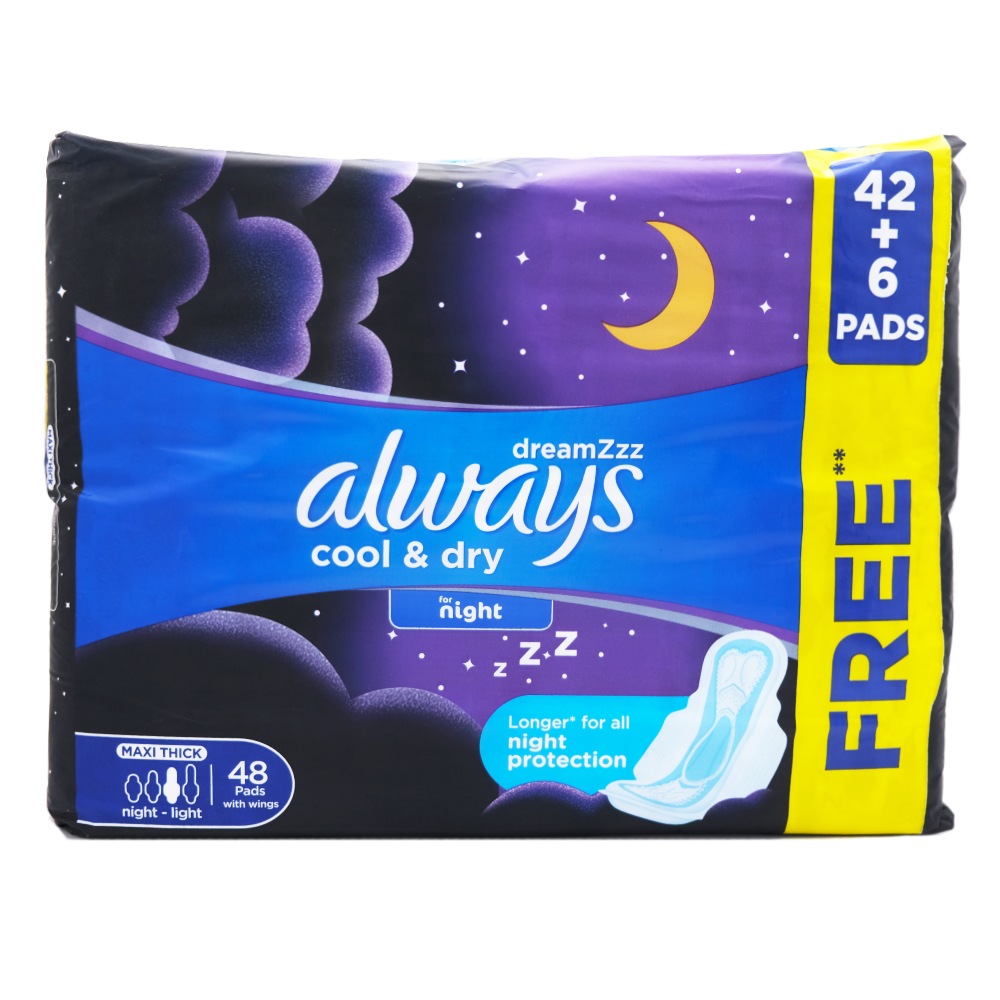 Always Dreamz Pad Night Wings [48 Pieces] 
